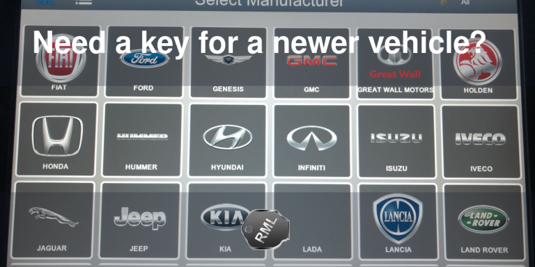 Need a key for a newer vehicle?