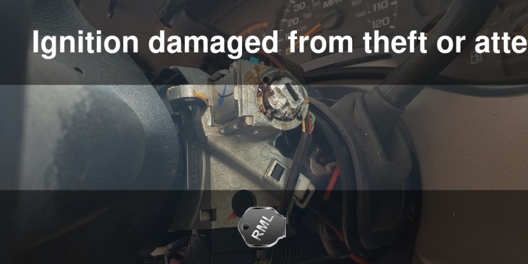 Ignition damaged from theft or attempted theft?