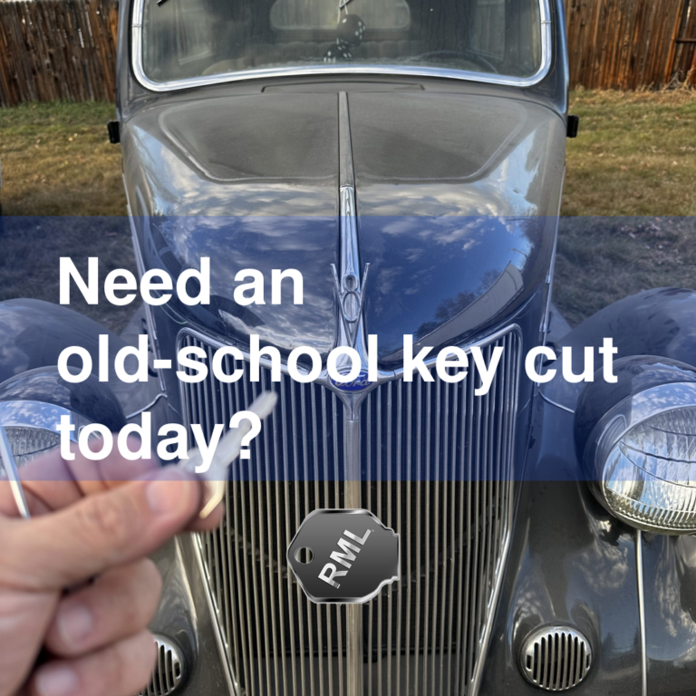 Need an old-school key cut today?