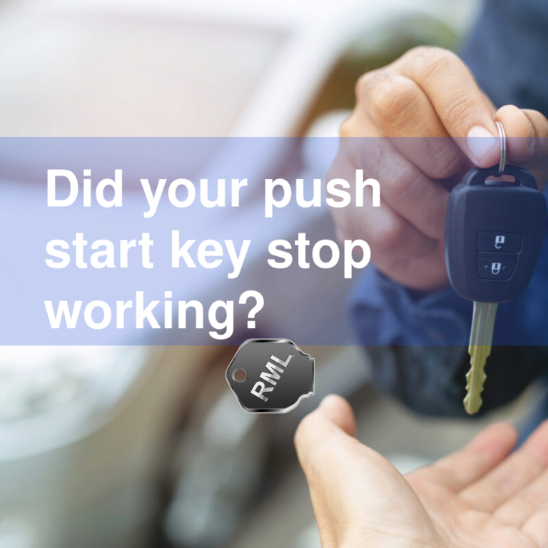 Did your push start key stop working?