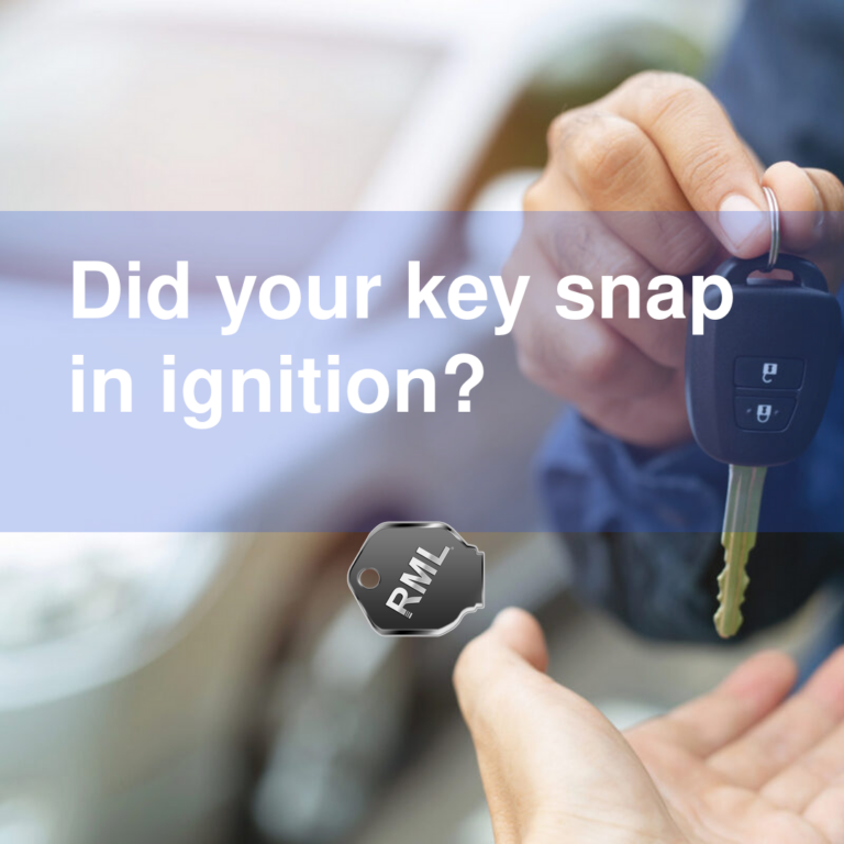 Did your key snap in ignition?