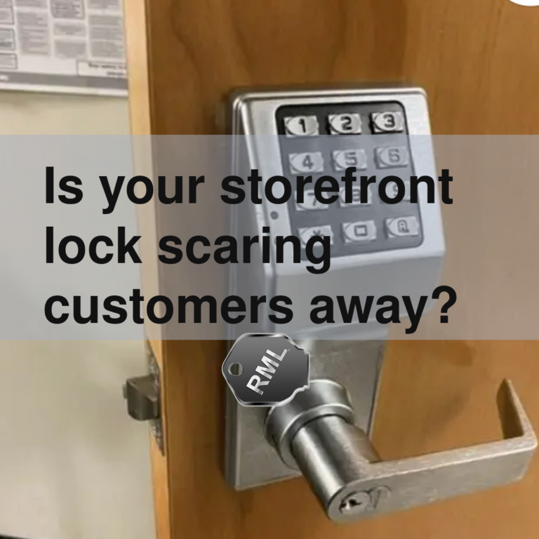 Is your storefront lock scaring customers away?