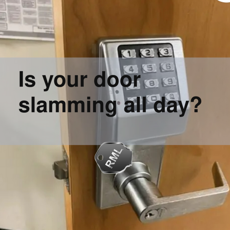 Is your door slamming all day?