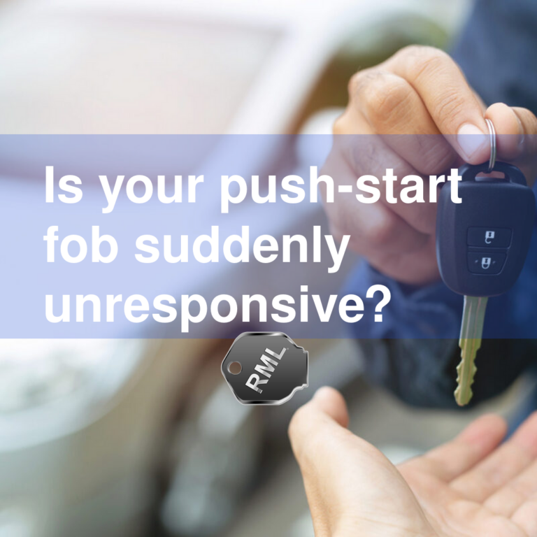 Is your push-start fob suddenly unresponsive?