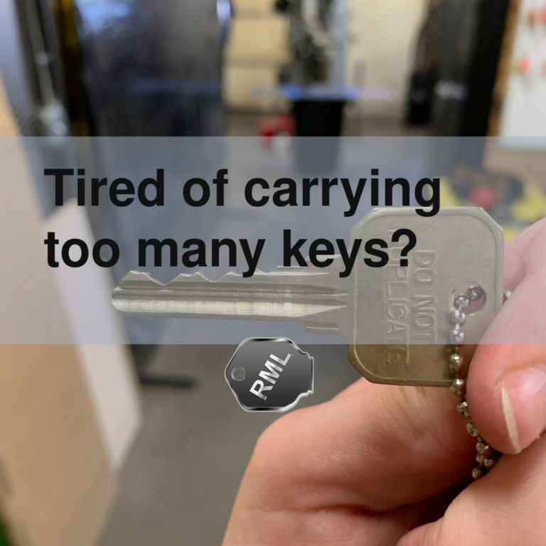 Tired of carrying too many keys?