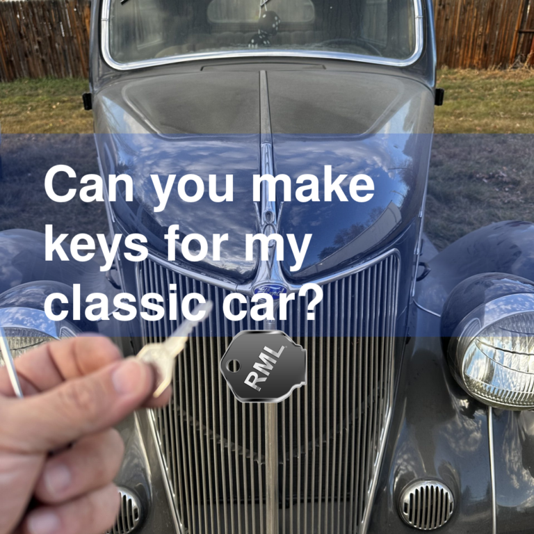 Can you make keys for my classic car?