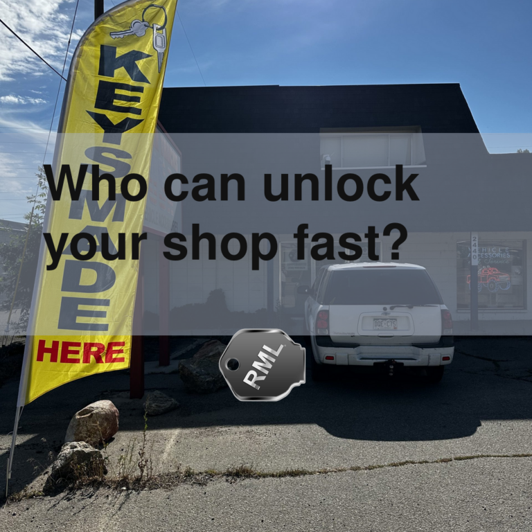 Who can unlock your shop fast?
