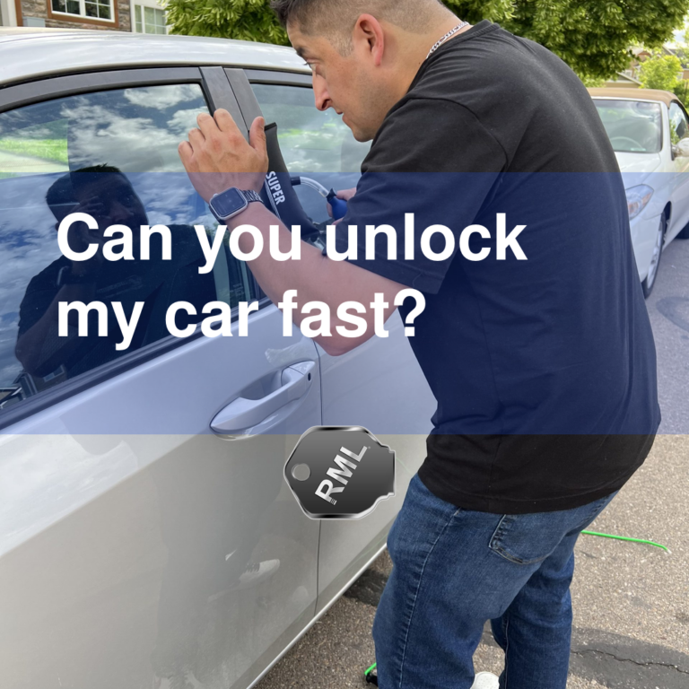 Can you unlock my car fast?