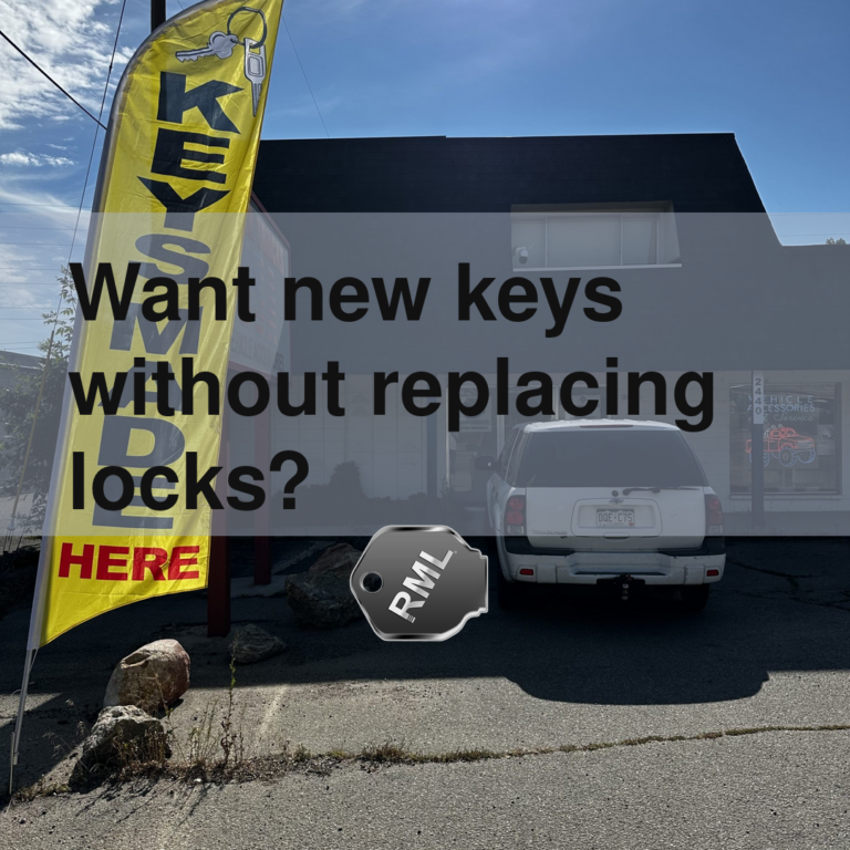 Want new keys without replacing locks?