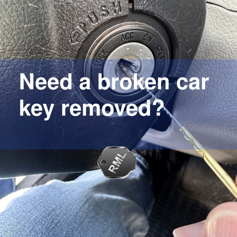 Need a broken car key removed?