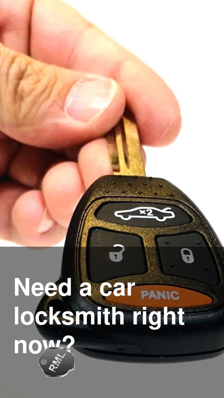 Need a car locksmith right now?