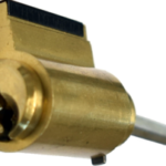 SC1 Deadbolt Cylinder SC1-5-Pin and 2 Keys, Tailpiece, High Stack, Deadbolt, Keyed Different, Polished Chrome 625/US26