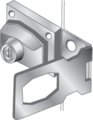 4 1/2in Hasp Lock Keyed Alike