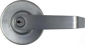 Lever Exit Trim Storeroom Function, Schlage C Keyway, 626/US26D Satin Chrome Lever Exit Trim Storeroom Function, Schlage C Keyway, 626/US26D Satin Chrome