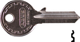 Abus Original 4 Pin Key Blanks for 24 and 41 Series Abus Original 4 Pin Key Blanks for 24 and 41 Series