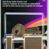 Trailer Hitch Solid Brass Lock, 3/4in (19mm) Shackle