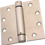 Spring Hinge Full Mortise, Square Corner, 4.5in x 4.5in (4545), Ferrous Steel Base, 626/US26D Satin Chrome Spring Hinge Full Mortise, Square Corner, 4.5in x 4.5in (4545), Ferrous Steel Base, 626/US26D Satin Chrome