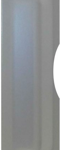 Latch Protector with Cut Out for Locks, 7in x 2-3/4in, 630/US32D Stainless Steel