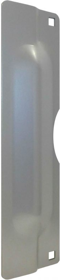 Latch Protector with Cut Out for Locks, 7in x 2-3/4in, 630/US32D Stainless Steel Latch Protector with Cut Out for Locks, 7in x 2-3/4in, 630/US32D Stainless Steel