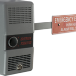 Exit Alarm Paddle Type, Deadbolt Exit Device for Secondary Exits, Photo Luminescent Paddle Sign, 100DB, 12-7/8in Paddle, Requires Rim Cylinder Exit Alarm Paddle Type, Deadbolt Exit Device for Secondary Exits, Photo Luminescent Paddle Sign, 100DB, 12-7/8in Paddle, Requires Rim Cylinder