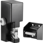 2000lbs Heavy Duty Electromechanical Gate Lock, 12/24 Dual Voltage, Fail Secure, Weather Resistant, Black