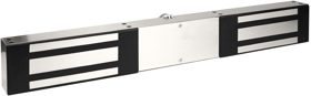 1200lbs Double Magnalock, 12/24VDC, Non-Monitoring, 630/US32D Satin Stainless Steel