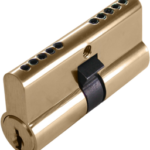 Euro Profile Double Cylinder, Schlage C Keyway, 606/US4 Satin Brass