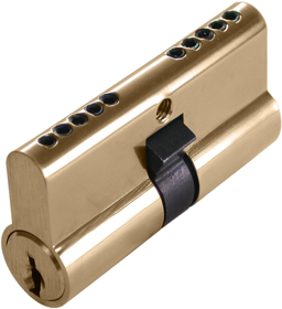 Euro Profile Double Cylinder, Kwikset Keyway, 606/US4 Satin Brass