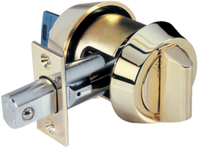 Grade 1 Single Cylinder Deadbolt, 206+ Keyway, MTL600, Sub-Assembled, 613/US10B Oil Rubbed Bronze