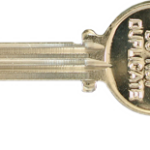 5 Pin Key Blank Round Bow, Original Air 00 Keyway