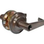 LSDA Grade 2 Entry Lever Providence Less Latch Less Cylinder Dark Bronze L100 10BE Lllc