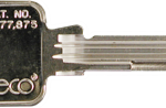 Cut Key M3 Cam Key KYC-345400-DL99-M5, DL Keyway, 5-Pin