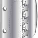 Privacy Flip Lock Brass