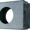 Lock Box Single 2 1/8in Holes 2-3/8in Backset