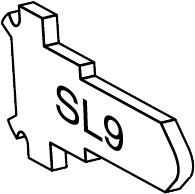 Tailpiece Clip-in Type for S, DA (int .), DB, DC, SB and T Functions, 175/195 Series (Stamped SL9)