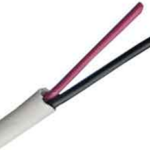 18/2 Stranded Bare Copper, Unshielded, Non-Plenum Jacket (Riser Rated), Gray 1000ft Box