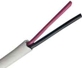 18/2 Stranded Bare Copper, Unshielded, Plenum Jacket, White 1000ft Box 18/2 Stranded Bare Copper, Unshielded, Plenum Jacket, White 1000ft Box