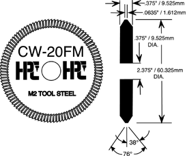 Sargent Cutter Wheel