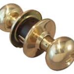 LSDA Grade 2 Privacy Knob Plymouth Less Latch Bright Brass 120P3LL