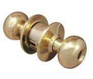 LSDA Grade 2 Storeroom Knob Plymouth Less Latch Less Cylinder Stainless Steel 140P3LLLC
