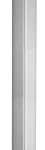 Key Removable Mullion 2in x 3in x 8ft, 600/USP Prime Coated