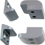 Mullion Stabilizers (Set of Four, 2 Attach to the Mullion and 2 to the Door), 695/SP313 Powder-Coated Dark Bronze