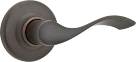 Balboa Passage Lever, 6-Way Adjustable Latch 2-3/8in-2-3/4in Backset, Grade 3, 716/US11P Venetian Bronze
