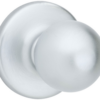 Polo Passage Knob, 6-Way Adjustable Latch 2-3/8in-2-3/4in Backset, Grade 3, 626/US26D Satin Chrome
