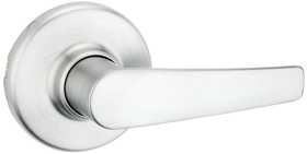 Delta Passage Lever, 6-Way Adjustable Latch 2-3/8in-2-3/4in Backset, Grade 3, 626/US26D Satin Chrome