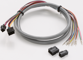 (QC12) 12 Wires-50in Wires Harness, 8 and 4 Pin Connector w/12 Wires, Quick Connect Molex Connectors at 1 End, Pinned 1 End