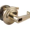 LSDA Grade 2 Entry Lever Less Latch Bright Brass Sfic L100IC3LL