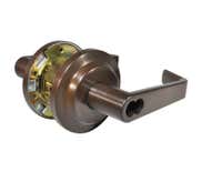 LSDA Grade 2 Entry Lever Less Latch Dark Bronze Sfic L100IC10BE Ll