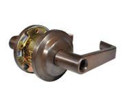 LSDA Grade 2 Entry Lever Providence Clutch Less Latch Less Cylinder Dark Bronze LC100 10BE Lllc