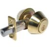 LSDA Grade 3 Double Cylinder Deadbolt Schlage C Adjustable Ul 5-PIN Millenium Bright Brass 25MB3S Adj Ul KA4